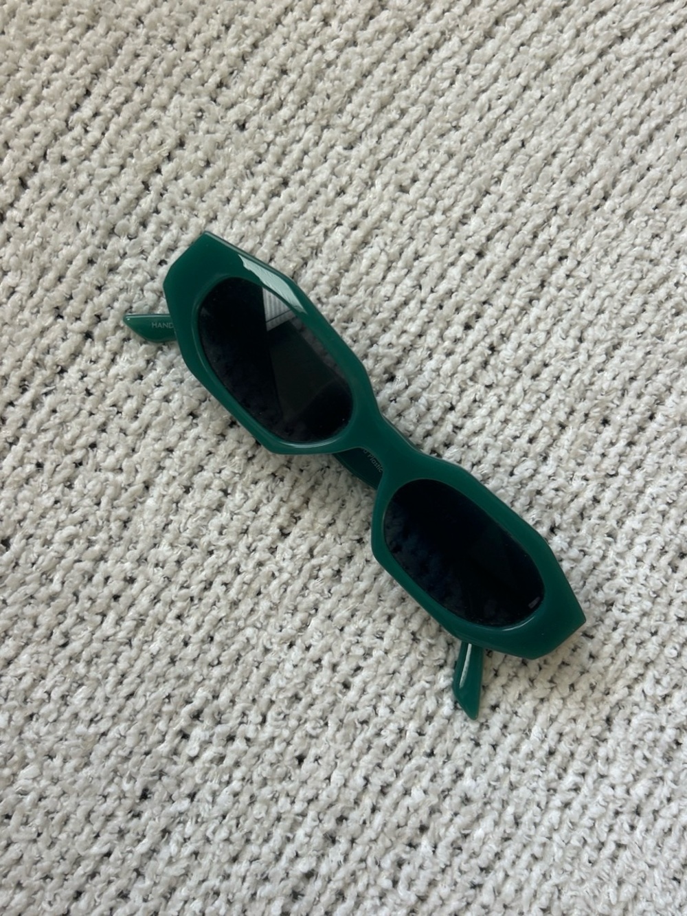 Urban Outfitters Green Mini Rectangular Sunglasses